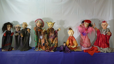 Puppen aus dem Kurs 2014 in Langnau